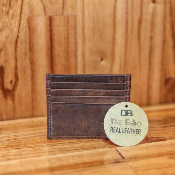 Hoi An Real Leather - Da Bao Real Leather: Leather Wallets: Handy cardholder in vintage style, for men and women