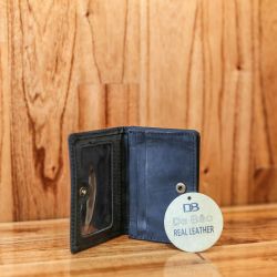 Hoi An Real Leather - Da Bao Real Leather: Leather Wallets: Minimalistic black leather cardholder, made of buffalo leather.