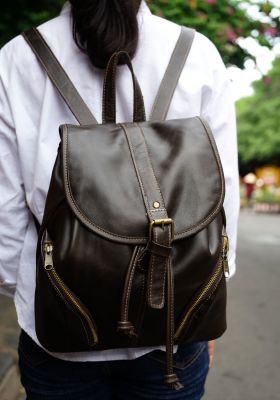 Hoi An Real Leather - Da Bao Real Leather: Cow Leather Daypack - for all purposes.